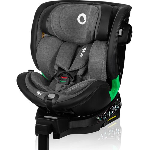 Lionelo Avtosedež Lionelo Harmony i-Size 0-36 kg (40-150 cm) 360, Graphite Leather Cene