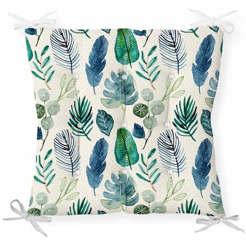 Minimalist Cushion Covers jastuk za stolicu Navy Flower, 40 x 40 cm