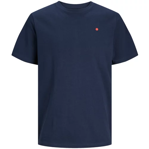 Jack & Jones Majica 'ROAD' mornarsko plava / svijetlocrvena