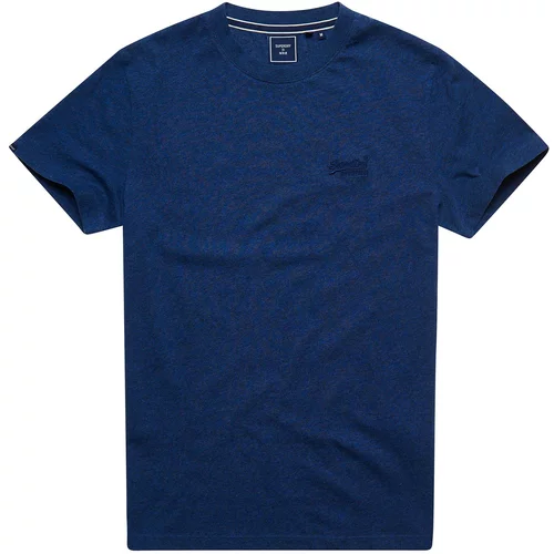 Superdry Bombažen t-shirt mornarsko modra barva
