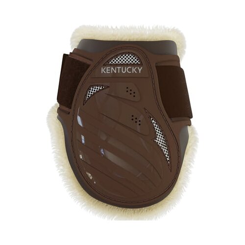 Kentucky Horsewear Fetlock &amp;scaron;čitniki, vegan Sheepskin young horse, rjavi - M Slike