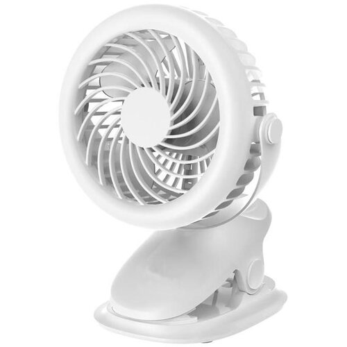  Punjivi stoni ventilator sa stezaljkom 6W/5V 1200 mAh beo Cene
