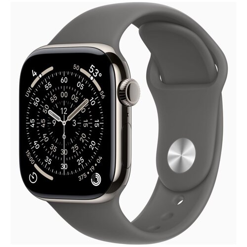 Apple Watch Series 11 GPS + Cellular 42mm Natural Titanium Case with Stone Grey Sport Band - M /L Cijene