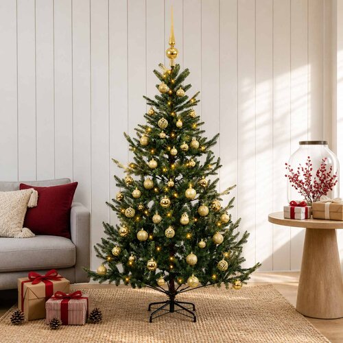  Umjetno božićno drvce s kuglicom 150 cm 150 LED lampica Cijene