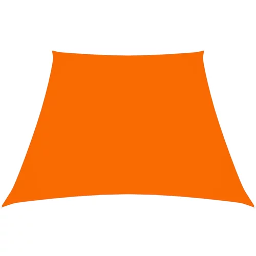  Jedro protiv sunca od tkanine trapezno 3/4 x 2 m narančasto