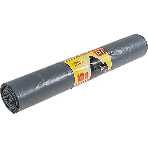  Vreče za smeti (120 l, sive, 10 kosov) Slike