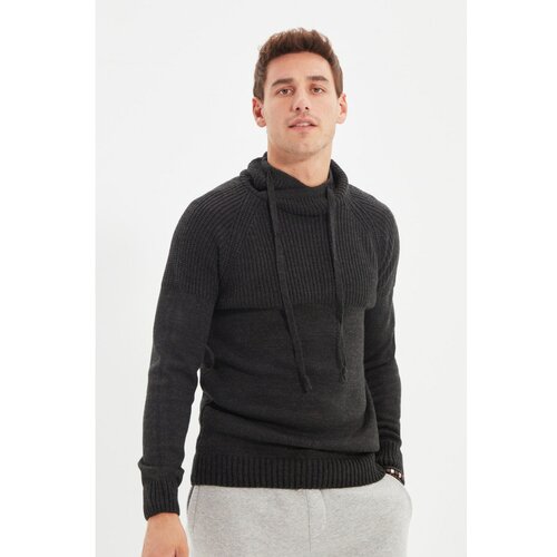 Trendyol anthracite men's sweater Slike