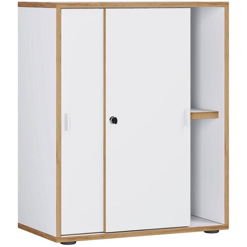 MID.YOU Arhivska Omara Salia B60, Bela, Barva Hrasta Cene