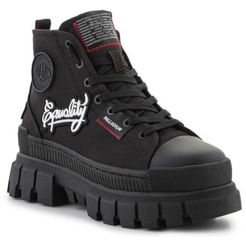 Palladium Pol&amp;scaron;kornji Revolt Hi Patch Črna Slike