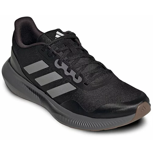 Adidas Tenisice za trčanje 'Runfalcon 3.0' siva / crna / bijela