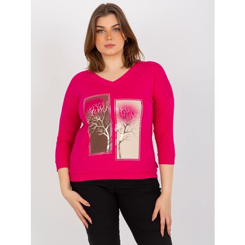 RELEVANCE Blouse-RV-BZ-8472.97-fuchsia Cene