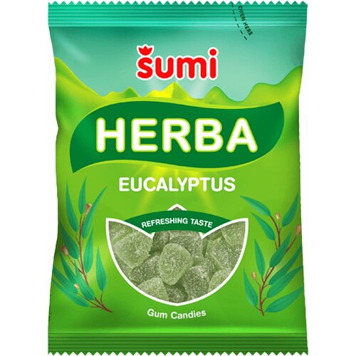 Šumi gumene bombone Herba Eukaliptus 90g Cene