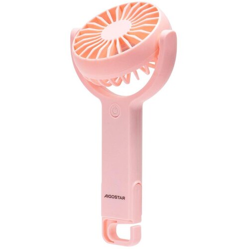 Aigostar Punjivi džepni ventilator 4,5W/3,7V 1200mAh USB ružičasta Cene