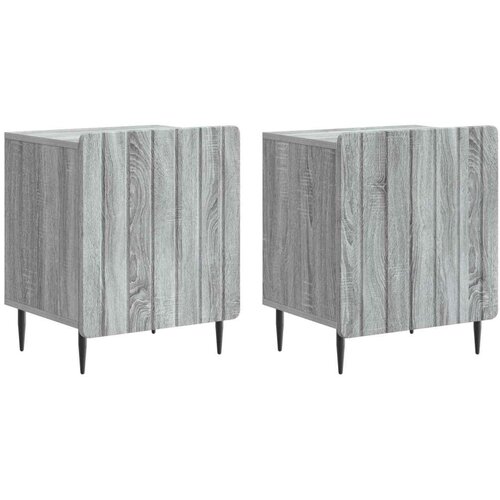  Nočna omarica 2 pcs Siva Sonoma 43 x 34,5 x 52 cm, (5000233632) Cene