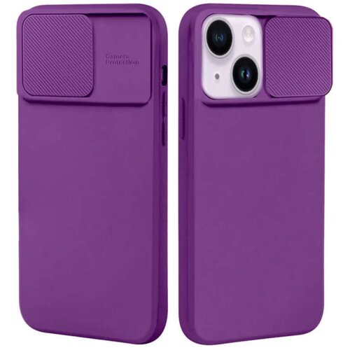 Onasi Lens Cover silikonski ovitek za&amp;scaron;čita za iPhone 11 - vijola Slike
