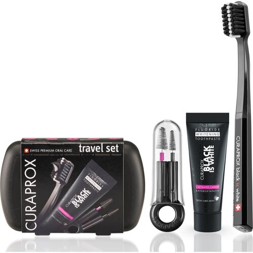 Curaprox Limited Edition Black is White putni set (za zube, jezik i desni) Cijene