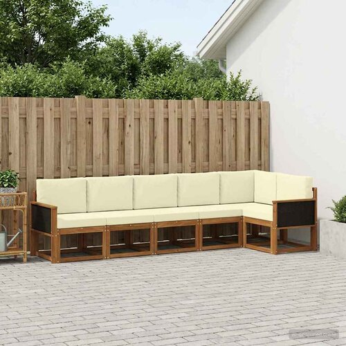  Set vanjskih sofa 6 kom. Prirodna i krem Poliester Cene