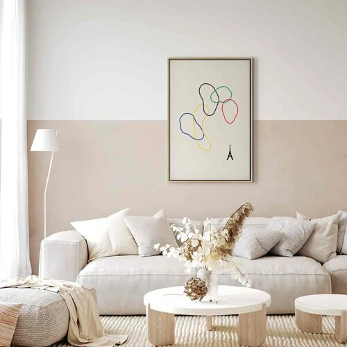  Slika - Colorful Rings - Digital Graphics - Minimalism 40x60 Cijene