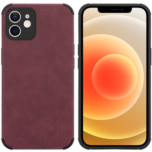 Cadorabo Case, združljiv z Apple v Burgund Purple - Zaščitni pokrov iz silikona TPU z plemenito umetno seminsko hrbet, (20593752) Cene