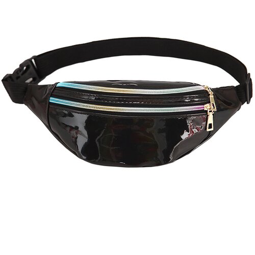 Generic Mode Damen Herren Running Laser G&amp;uuml;rteltasche, Wasserdichte PU G&amp;uuml;rteltasche, 2 F&amp;auml;cher mit Rei&amp;szlig;verschluss, Verstellbarer Bund, G&amp;uuml;rteltasche Unisex Erwachsene Reise Lauftasche Party Festliche S, (21127087) Slike