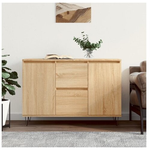 vidaXL Komoda boja hrasta sonome 104x35x70 cm od konstruiranog drva Cijene
