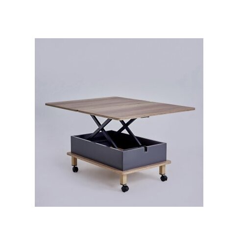 Hanah home Stol za dnevni boravak Nino 90x40x60 cm, Antracit Slike
