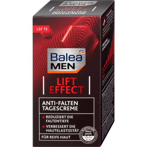 Balea MEN lift effect krema za lice protiv bora 50 ml Slike