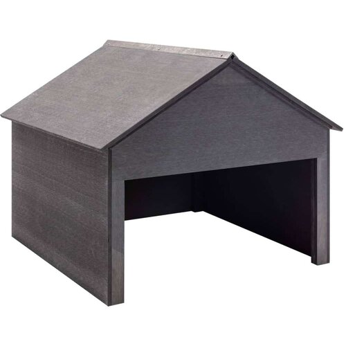 Garaža za kosilnico siva 80x80x70 cm WPC Cene