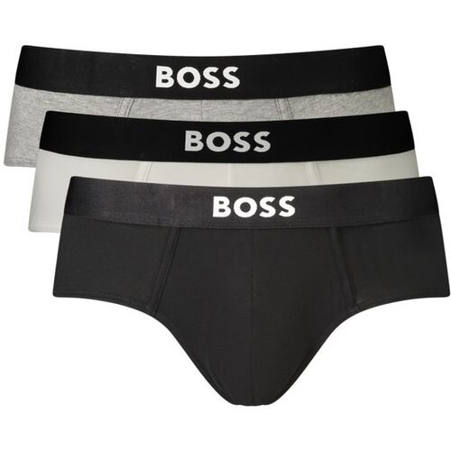 Boss mu&amp;scaron;ke slip gaće trodijelni set bijele, sive i crne Slike