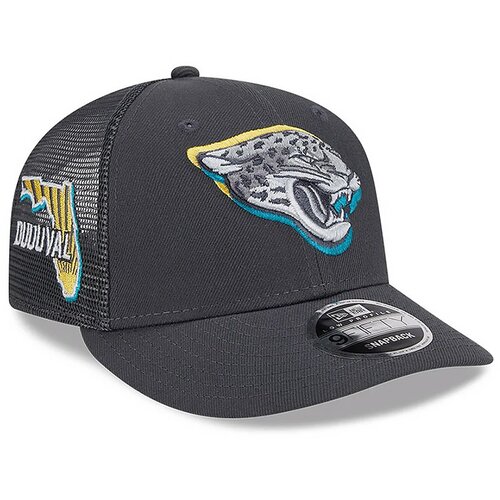 New Era Jacksonville Jaguars 9FIFTY 2024 Draft Low Profile Trucker kapa Cene