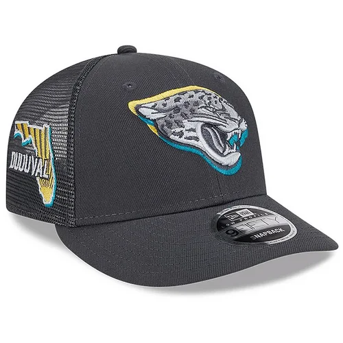 New Era Jacksonville Jaguars 9FIFTY 2024 Draft Low Profile Trucker kapa