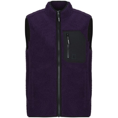 Volcom Flis MUZZER FUZZAR VEST Vijolična Slike