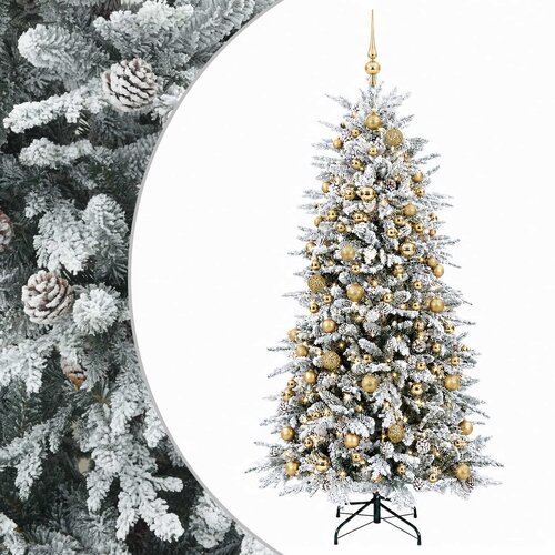  Umjetno božićno drvce s kuglicom 240 cm 300 LED lampica Slike
