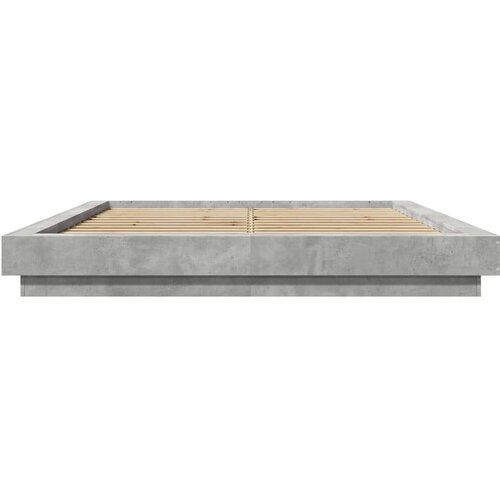 VidaXL Okvir kreveta boja betona 150x200 cm od konstruiranog drva Slike