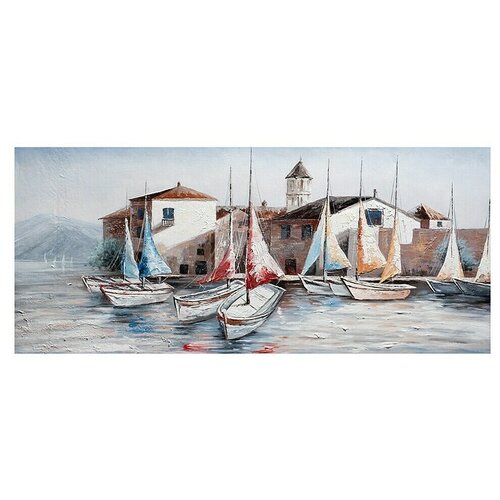 Bubola &amp;amp; Naibo Ručno oslikana slika Jedrilice (Mak na livadi, &amp;Scaron; x V: 150 x 65 cm) Slike