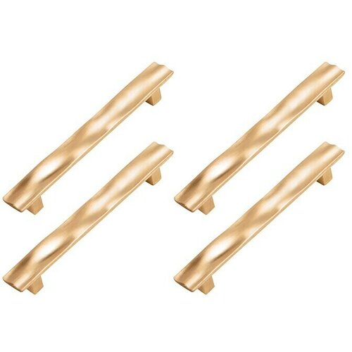  Set ručki za namje&amp;scaron;taj (4 Kom., Tip ručke za namje&amp;scaron;taj: &amp;Scaron;ipka, D x &amp;Scaron; x V: 129 x 20 x 23 mm, Ostalo, Pozlaćeno) Slike