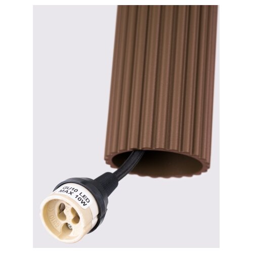  Brilagi - LED luster na sajli CRESTO 1xGU10/10W/230V braon Slike