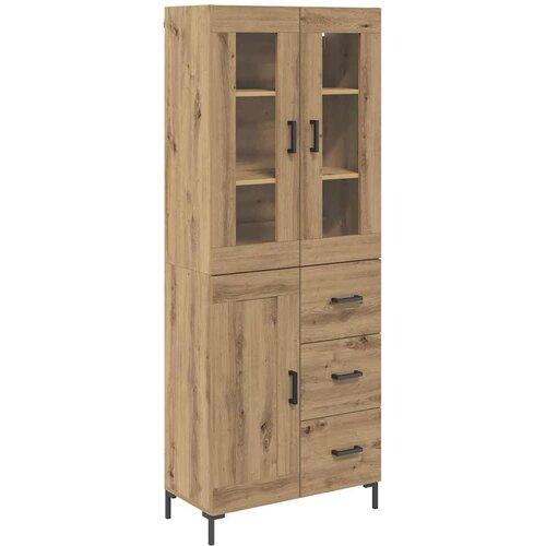  Highboard 2 kom. Umjetnički hrast 69,5 x 34 x 180 cm Slike
