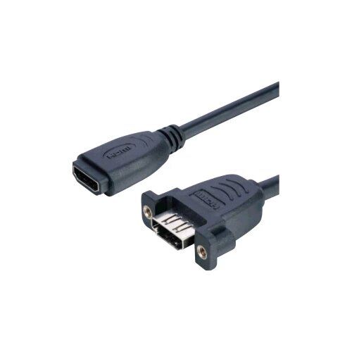 LYNDAHL LKPK005 HDMI adapterski kabel za pritrditev na plo&scaron;čo 2 x ženski 0,2 m HDMI adapterski kabel HDMI-A vtičnica 0.2 m črna LKPK005 HDMI k, (20470312) Cene
