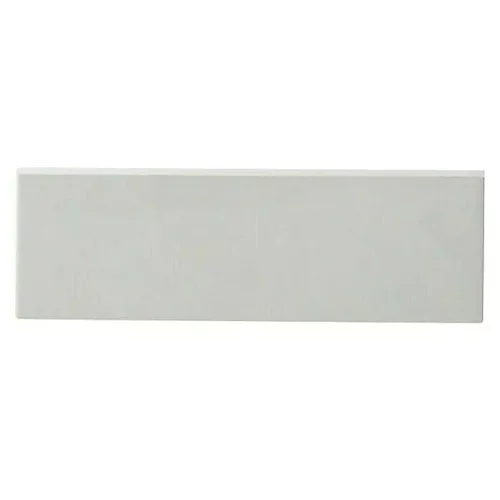  rubna pločica ciment (20 x 6,5 cm, bijele boje, glazirano)
