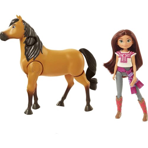 Mattel Spirit the Indomitable Artikulirani jahalni konj in lutka Lucky z dodatki, Ve?barvno, (21582554) Cene