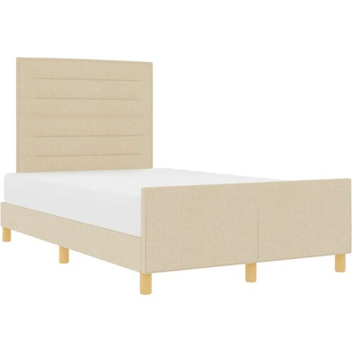  Krevet od krem tkanine 120x200 cm Slike