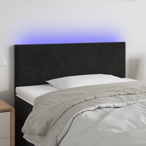  LED uzglavlje crno 80 x 5 x 78/88 cm bar&scaron;unasto Cijene