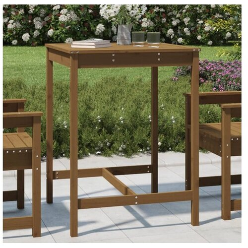  Vrtni stol boja meda 82 5 x 82 5 x 110 cm od masivne borovine Cijene