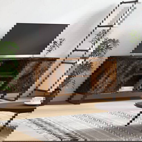 VidaXL TV ormarić boja dimljenog hrasta 104x35x50 cm konstruirano drvo Slike