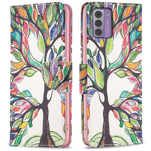 INORCO Denarnica, zaščitna preklopna torbica za telefon za Nokia G42, ovitek s stojalom, PU usnje z vzorcem, (22035255) Cene