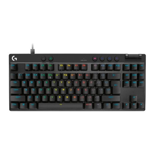Logitech pro x tkl rapid gaming keyboard - black - us int&amp;#039;l - usb - emea28i-935 - linear ( 920-013233 ) Slike