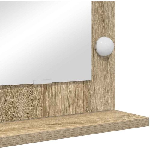  Ogledalo za Toalet Pravokutni Sonoma hrast 100 x 55 x 18 cm Slike
