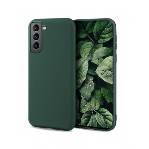Onasi silikonski ovitek za samsung galaxy S22 5G - mat temno zelen Slike