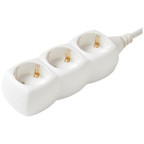 Home produžni kabl, 3 utičnica, 1.5mm2, 3 met, beli - nv 3-3/WH/1,5 Slike